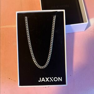 JAXXON Silver Chain Necklace for Men